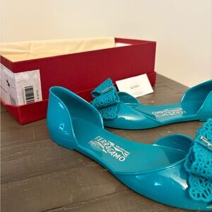 Salvatore Ferragamo Women's Blue Flats